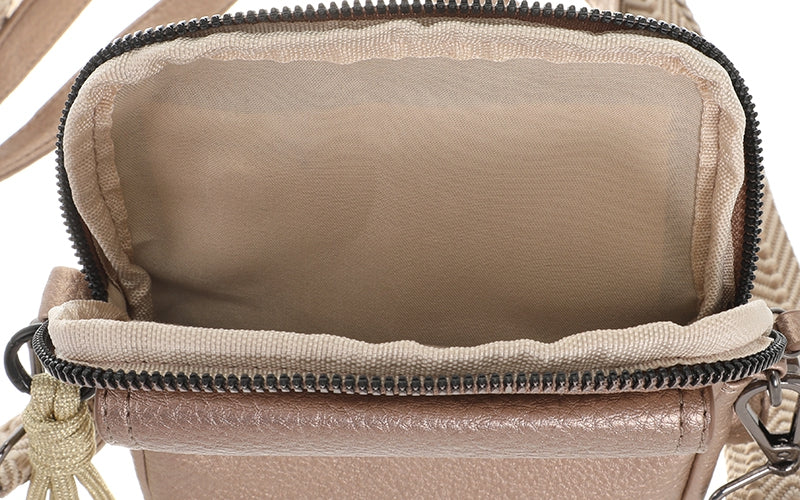 I'm Dutch telefoon/schoudertas Boston brons