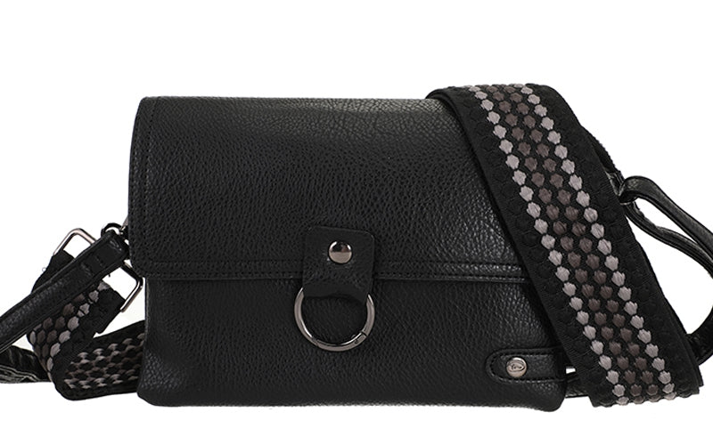 I'm Dutch schoudertas Weston black zwart