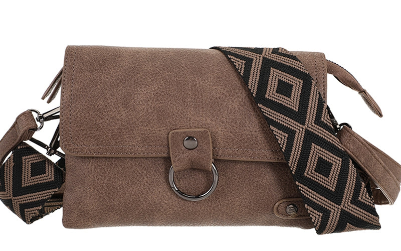 I'm Dutch schoudertas Weston black browny