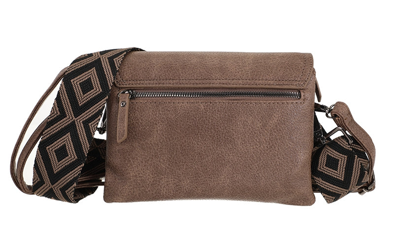 I'm Dutch schoudertas Weston black browny