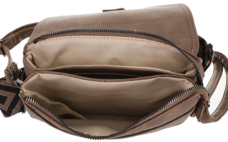 I'm Dutch schoudertas Weston black browny