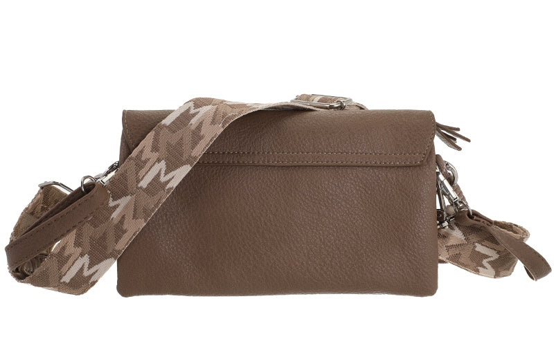 I'm Dutch crossbody schoudertas Stanfield dark camel