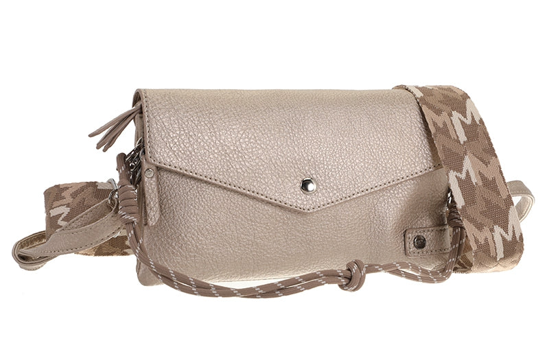 I'm Dutch crossbody schoudertas Stanfield classic champagne