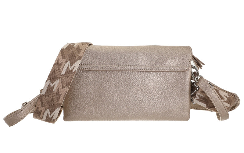 I'm Dutch crossbody schoudertas Stanfield classic champagne