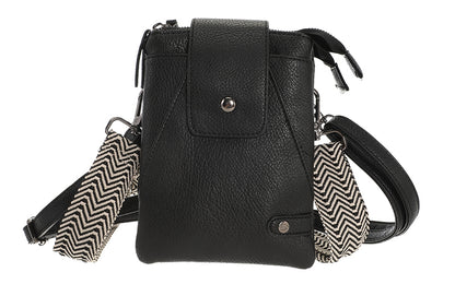 I'm Dutch telefoon/schoudertas Horton black zwart