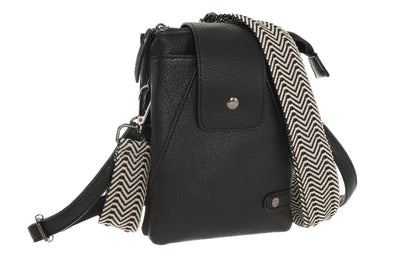I'm Dutch telefoon/schoudertas Horton black zwart