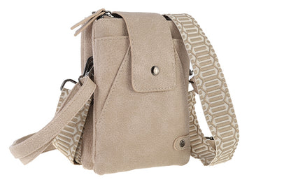 I'm Dutch telefoon/schoudertas Horton taupe