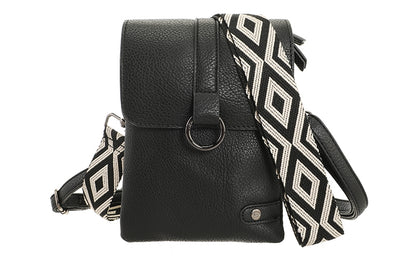 I'm Dutch telefoon/schoudertas Hartford zwart black