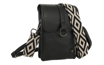 I'm Dutch telefoon/schoudertas Hartford zwart black