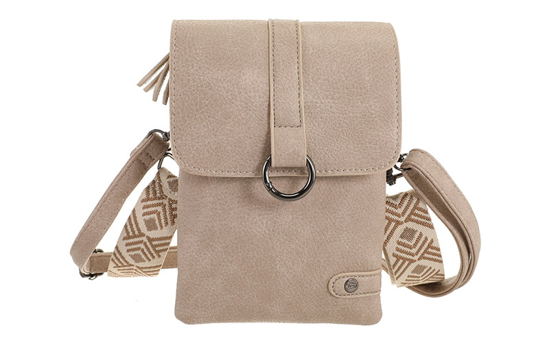 I'm Dutch telefoon/schoudertas Hartford taupe