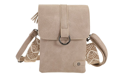 I'm Dutch telefoon/schoudertas Hartford taupe