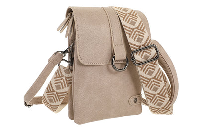 I'm Dutch telefoon/schoudertas Hartford taupe