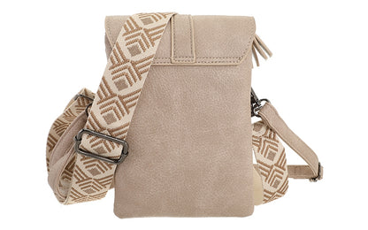 I'm Dutch telefoon/schoudertas Hartford taupe