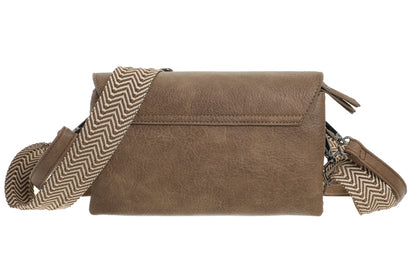 I'm Dutch schoudertas San Martin dark camel