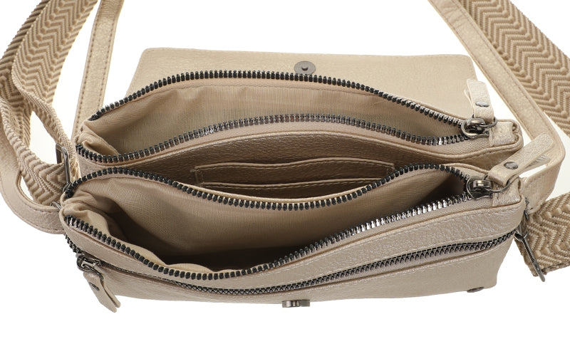 I'm Dutch schoudertas San Martin champagne