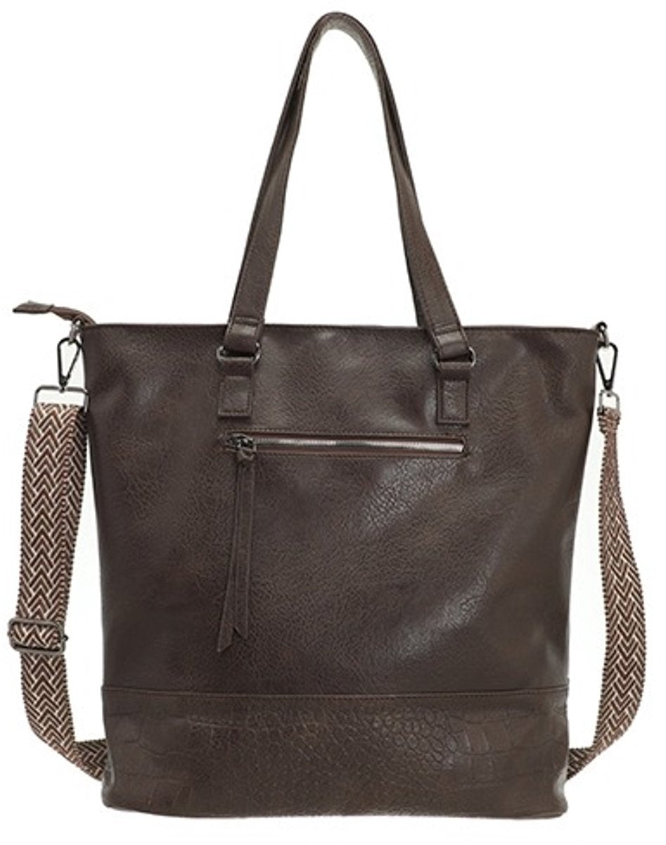 I'm Dutch schoudertas/shopper Clever browny