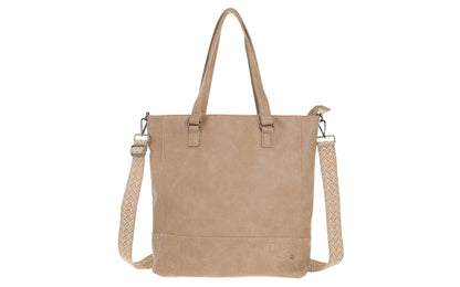 I'm Dutch schoudertas/shopper Clever taupe