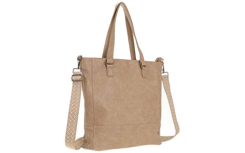 I'm Dutch schoudertas/shopper Clever taupe
