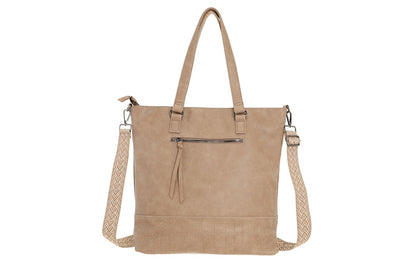 I'm Dutch schoudertas/shopper Clever taupe