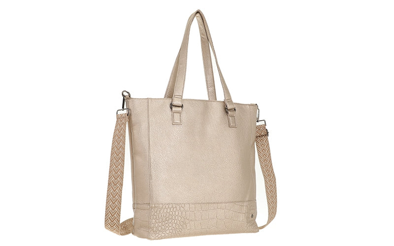 I'm Dutch schoudertas/shopper Clever classic champagne