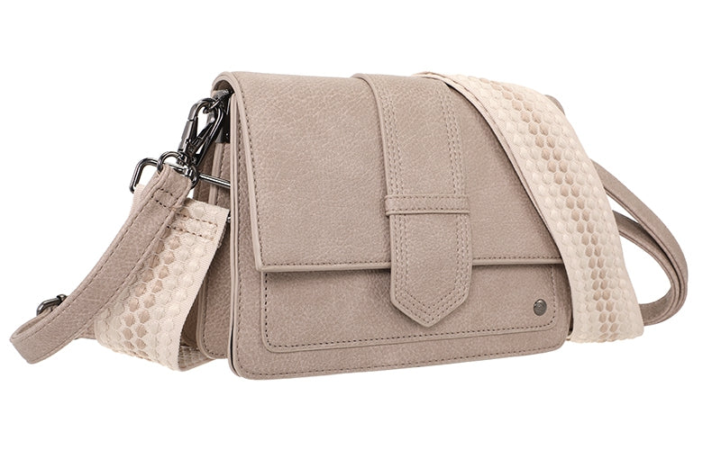 I'm Dutch schoudertas Rione taupe