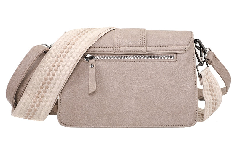 I'm Dutch schoudertas Rione taupe