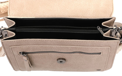 I'm Dutch schoudertas Rione taupe