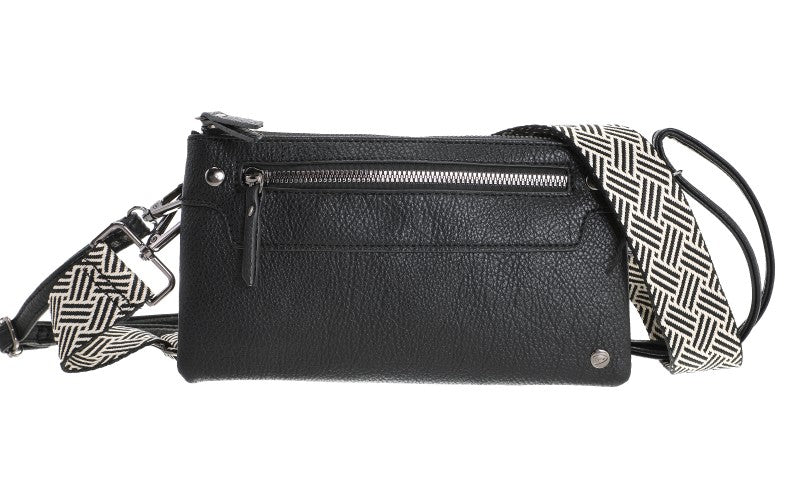 I'm Dutch schoudertasje San Leo black zwart