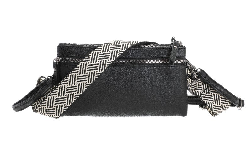 I'm Dutch schoudertasje San Leo black zwart