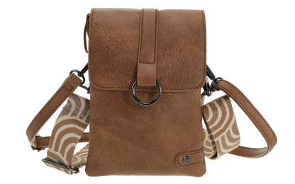 I'm Dutch telefoon/schoudertas Hartford camel