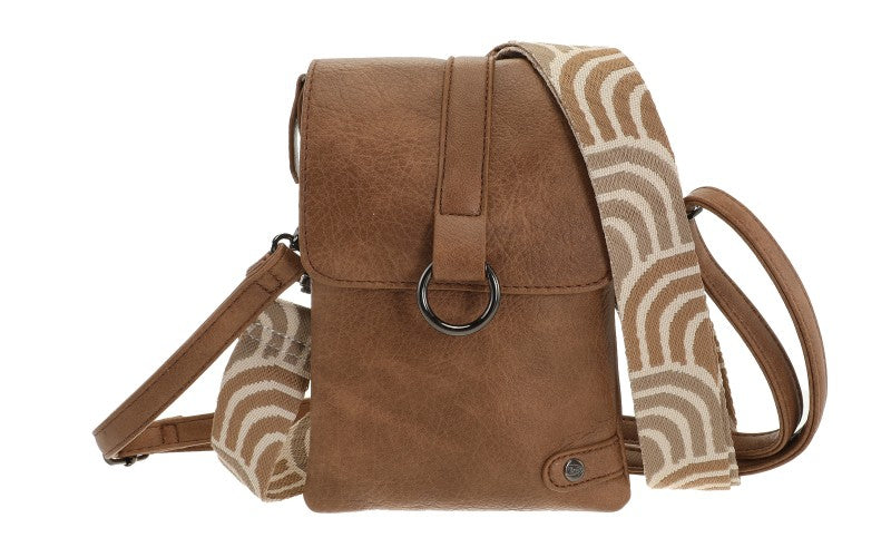I'm Dutch telefoon/schoudertas Hartford camel