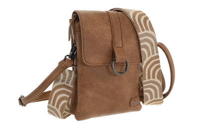 I'm Dutch telefoon/schoudertas Hartford camel