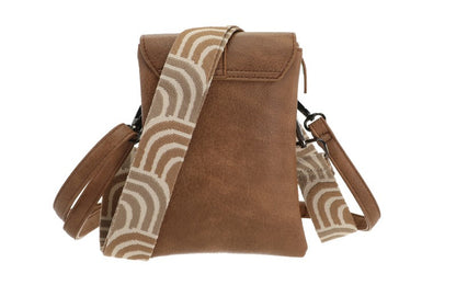 I'm Dutch telefoon/schoudertas Hartford camel