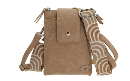 I'm Dutch telefoon/schoudertas Horton camel