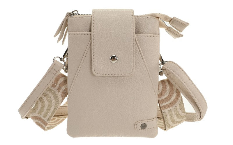 I'm Dutch telefoon/schoudertas Horton naturel