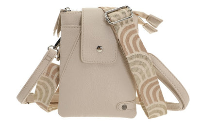 I'm Dutch telefoon/schoudertas Horton naturel