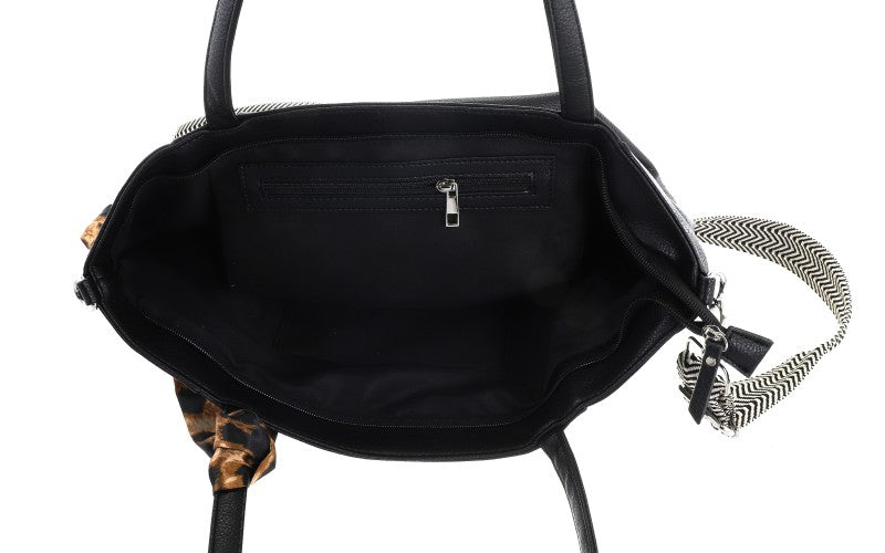 I'm Dutch schoudertas/shopper Macon zwart black