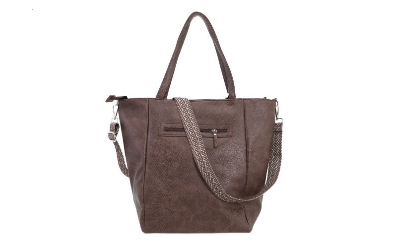 I'm Dutch schoudertas/shopper Macon browny