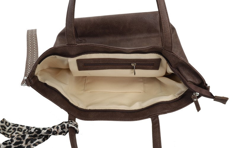 I'm Dutch schoudertas/shopper Macon browny