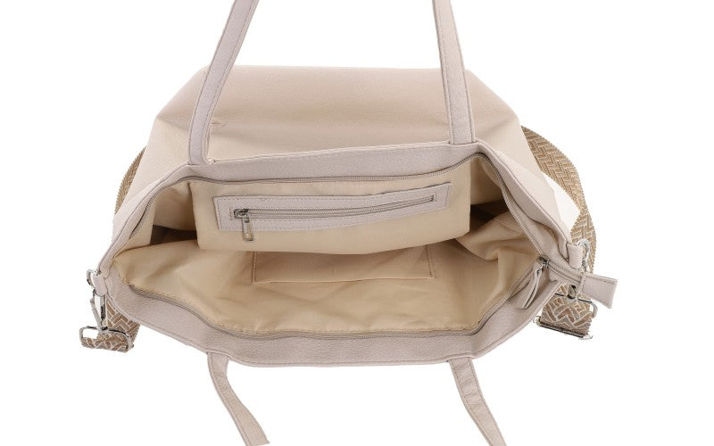 I'm Dutch schoudertas/shopper Macon naturel