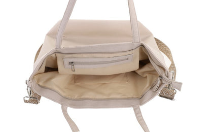 I'm Dutch schoudertas/shopper Macon naturel