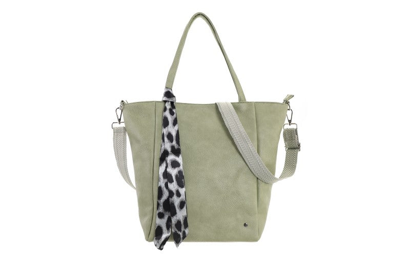 I'm Dutch schoudertas/shopper Macon light green