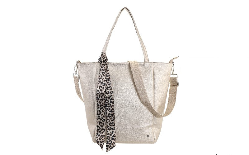 I'm Dutch schoudertas/shopper Macon champagne