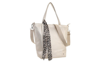I'm Dutch schoudertas/shopper Macon champagne