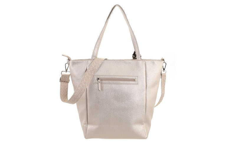 I'm Dutch schoudertas/shopper Macon champagne