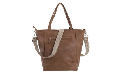 I'm Dutch schoudertas/shopper Macon camel