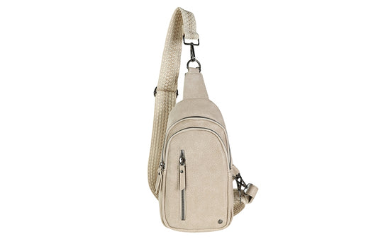I'm Dutch crossbodytas Mattie taupe
