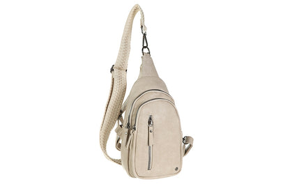 I'm Dutch crossbodytas Mattie taupe