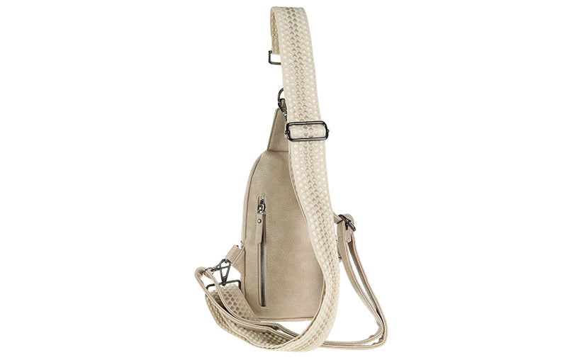 I'm Dutch crossbodytas Mattie taupe