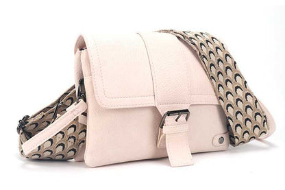 I'm Dutch New Colorado schoudertasje/clutch naturel PU materiaal veganistisch leer handtas